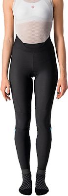 Castelli Women's Velocissima Tight - BLACK-TEAL BLUE - XS, BLACK-TEAL BLUE